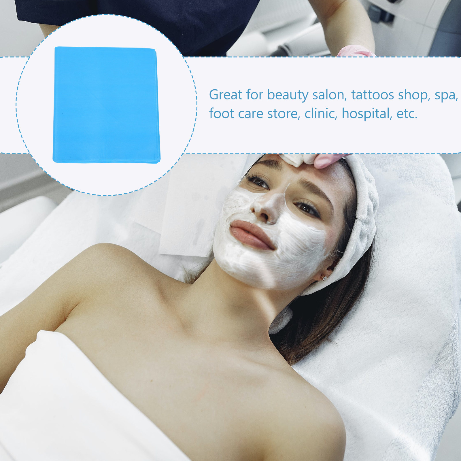 100 Sheets Disposable Foot Tow - Spa Towel ulasan dan harga