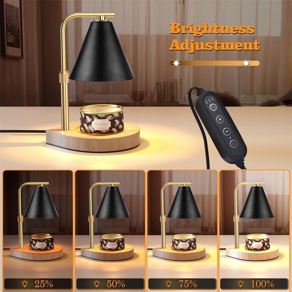 Black Candle Warmer Lamp with  - Wax Warmer ulasan dan harga
