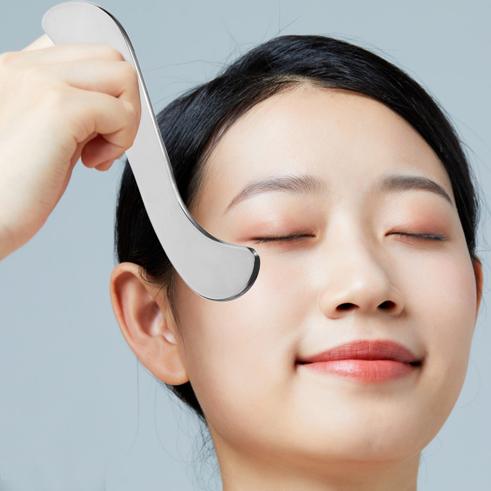 1Set Fascia Scraper Stainless  - Spa Massager ulasan dan harga