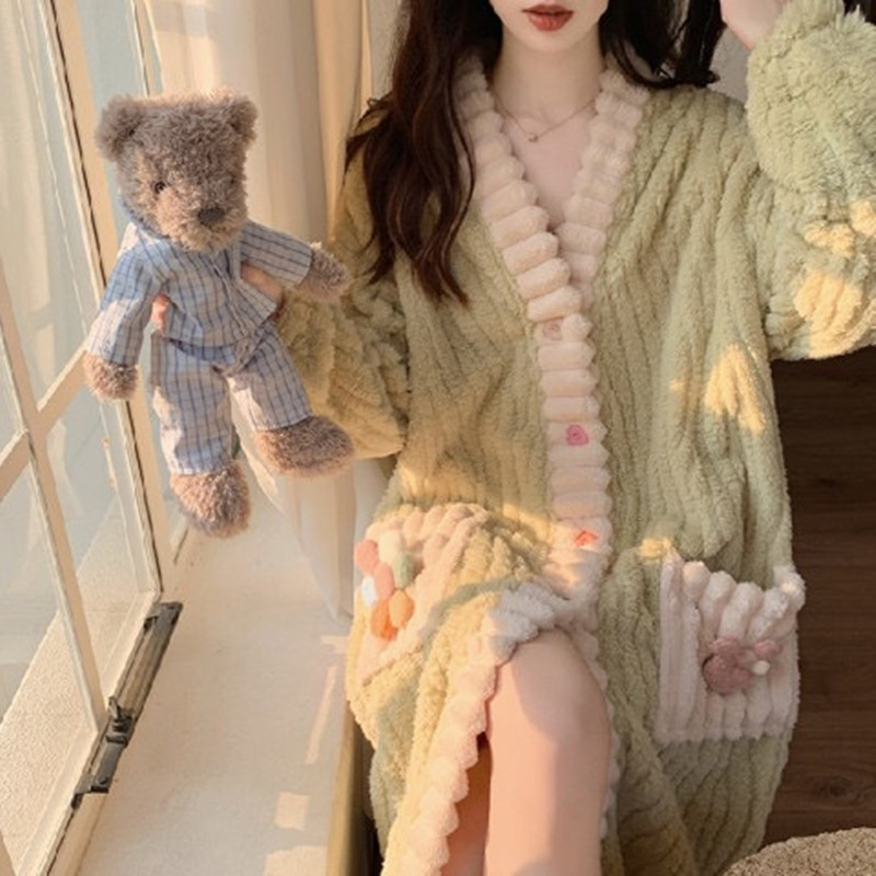 Women's Padded Thickened Warm  - Bathrobe ulasan dan harga
