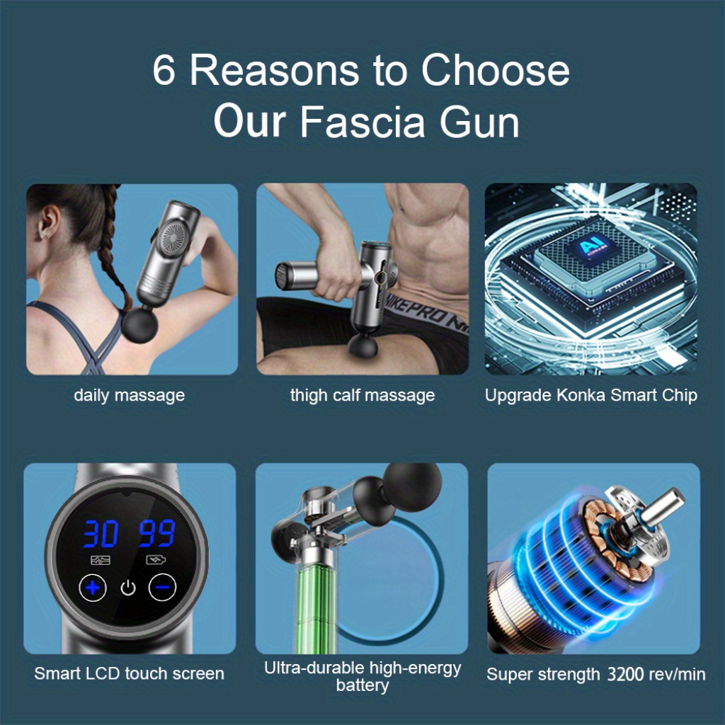 99 Level Massage Gun Fascia De - Massage Gun ulasan dan harga